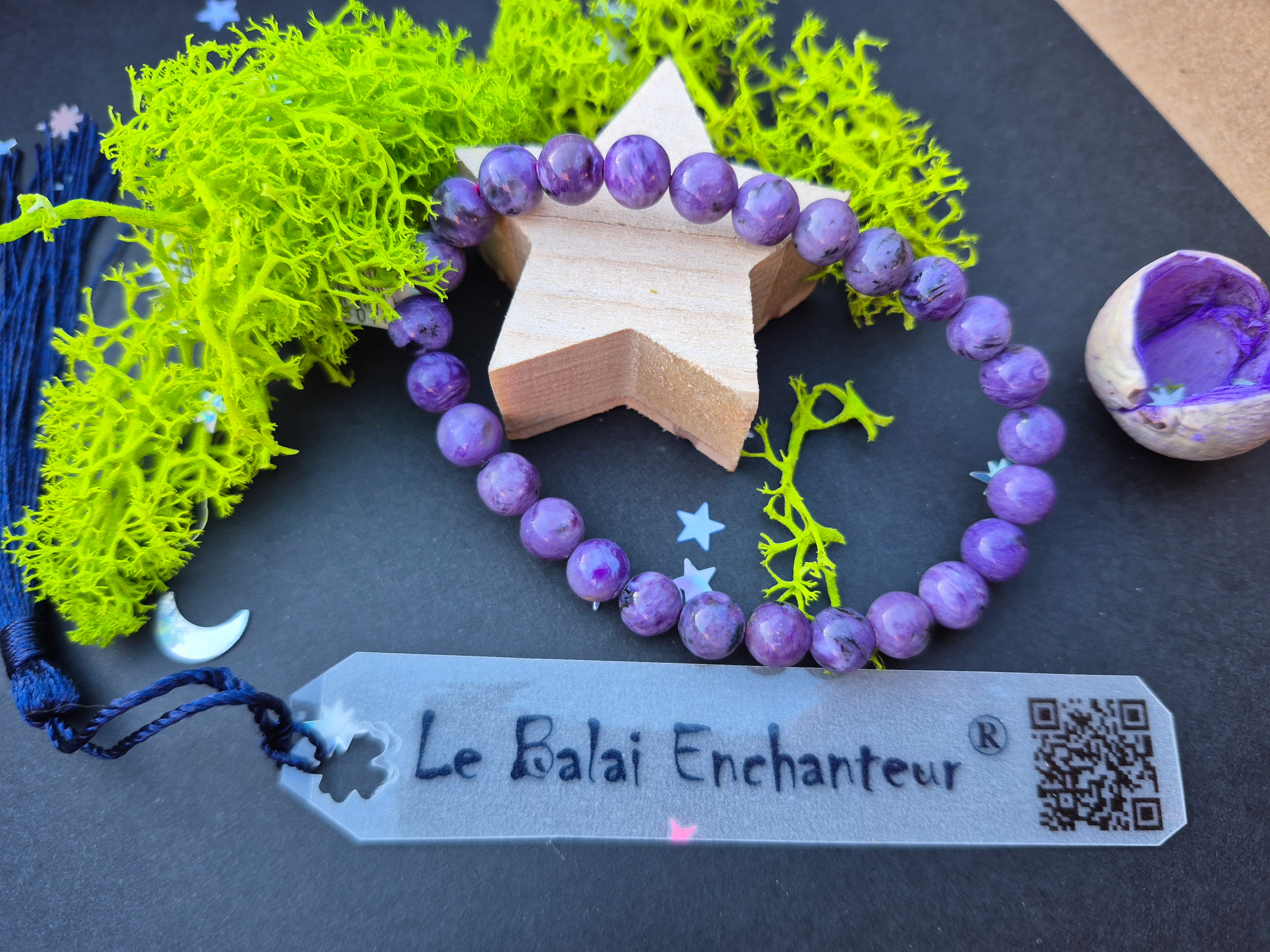 Bracelet "Majesté de Sibérie" - Charoïte AA+