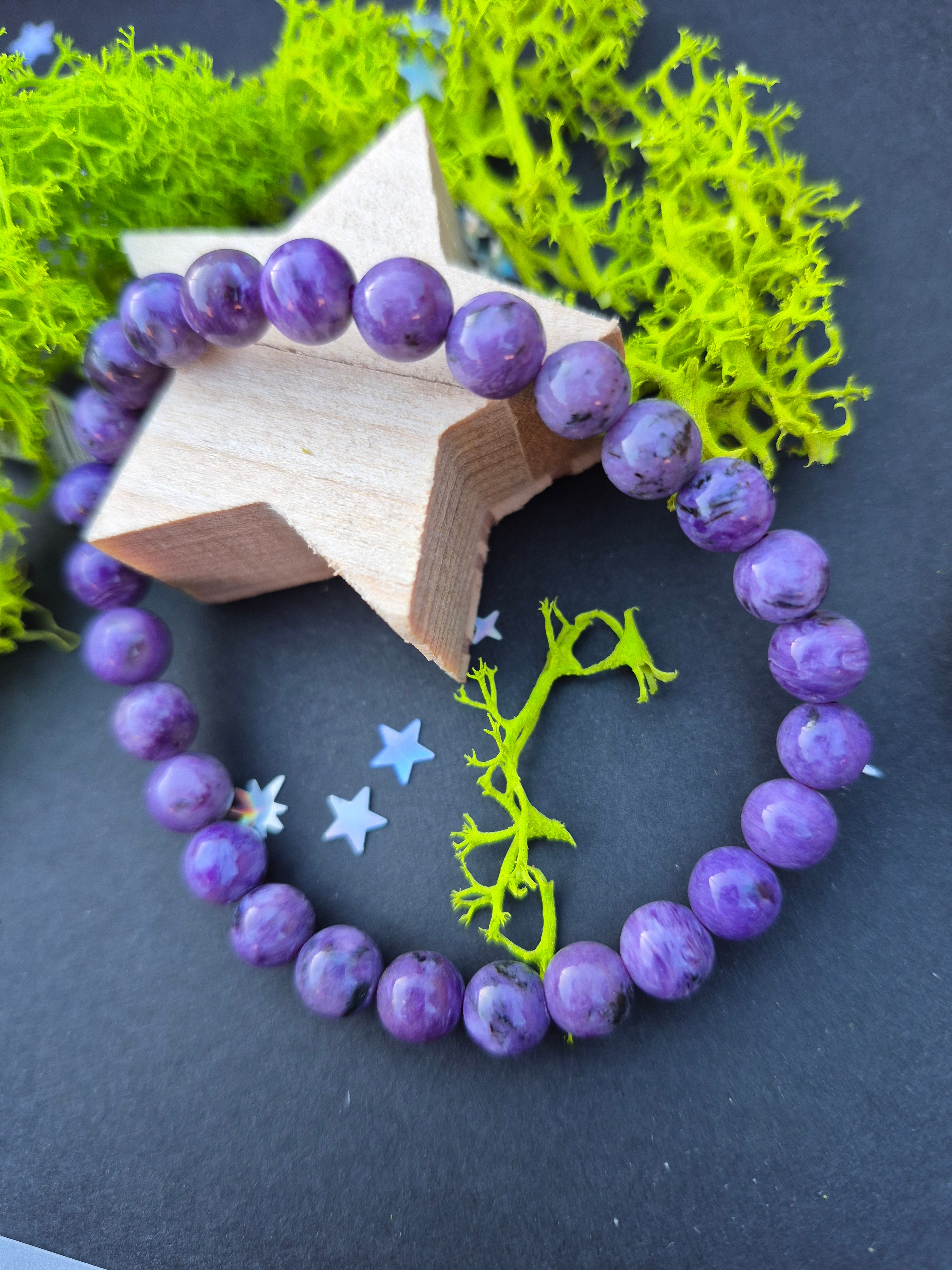Bracelet "Majesté de Sibérie" - Charoïte AA+