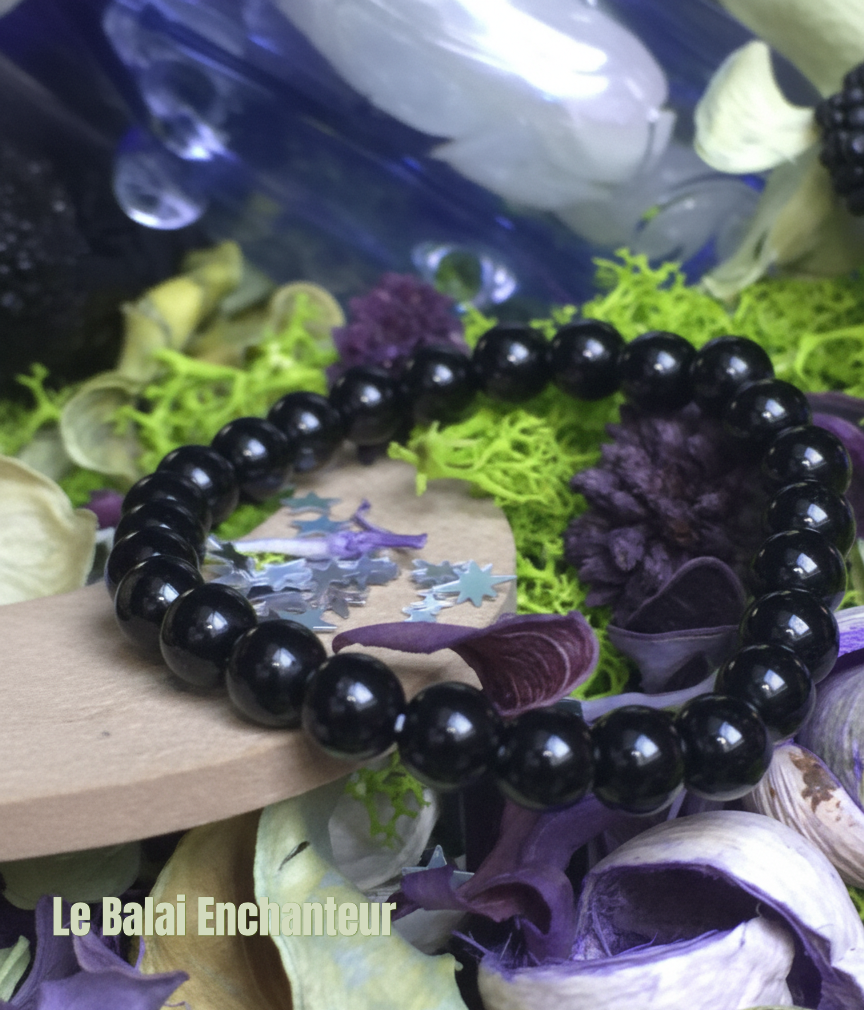 Bracelet élastique - Tourmaline - taille 08 mm