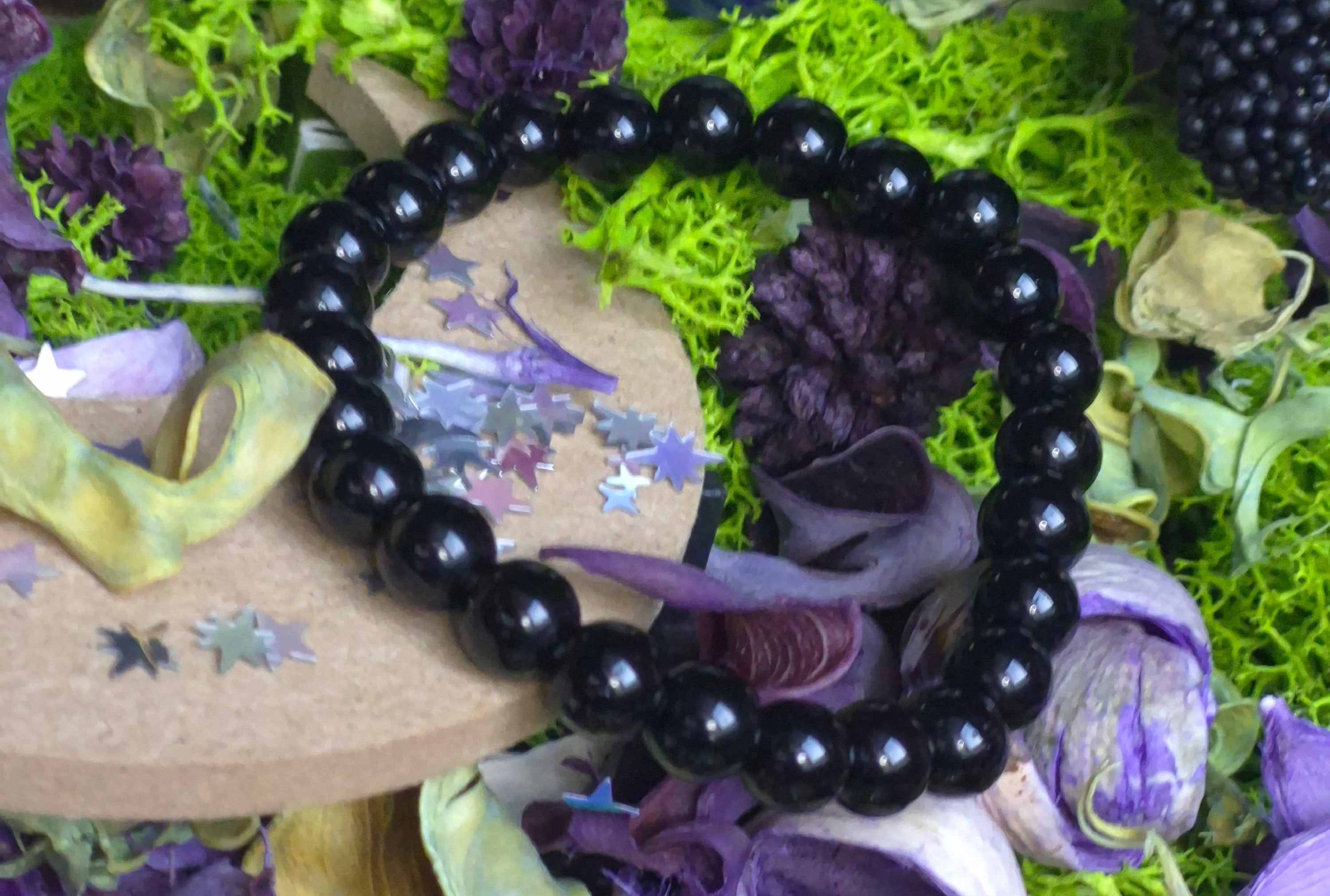 Bracelet élastique - Tourmaline - taille 08 mm