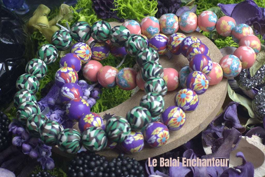 Bracelets – “Dune de Sable” - (vert, violet, orange)