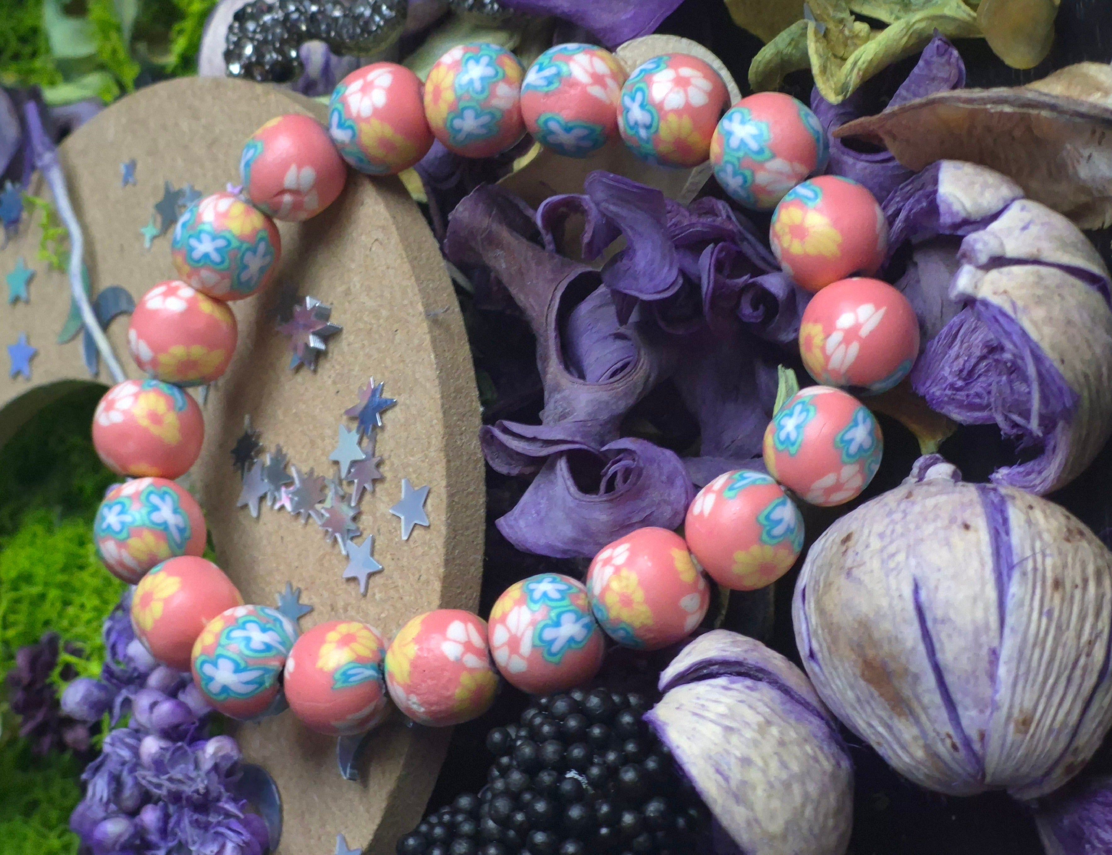 Bracelets – “Dune de Sable” - (vert, violet, orange)