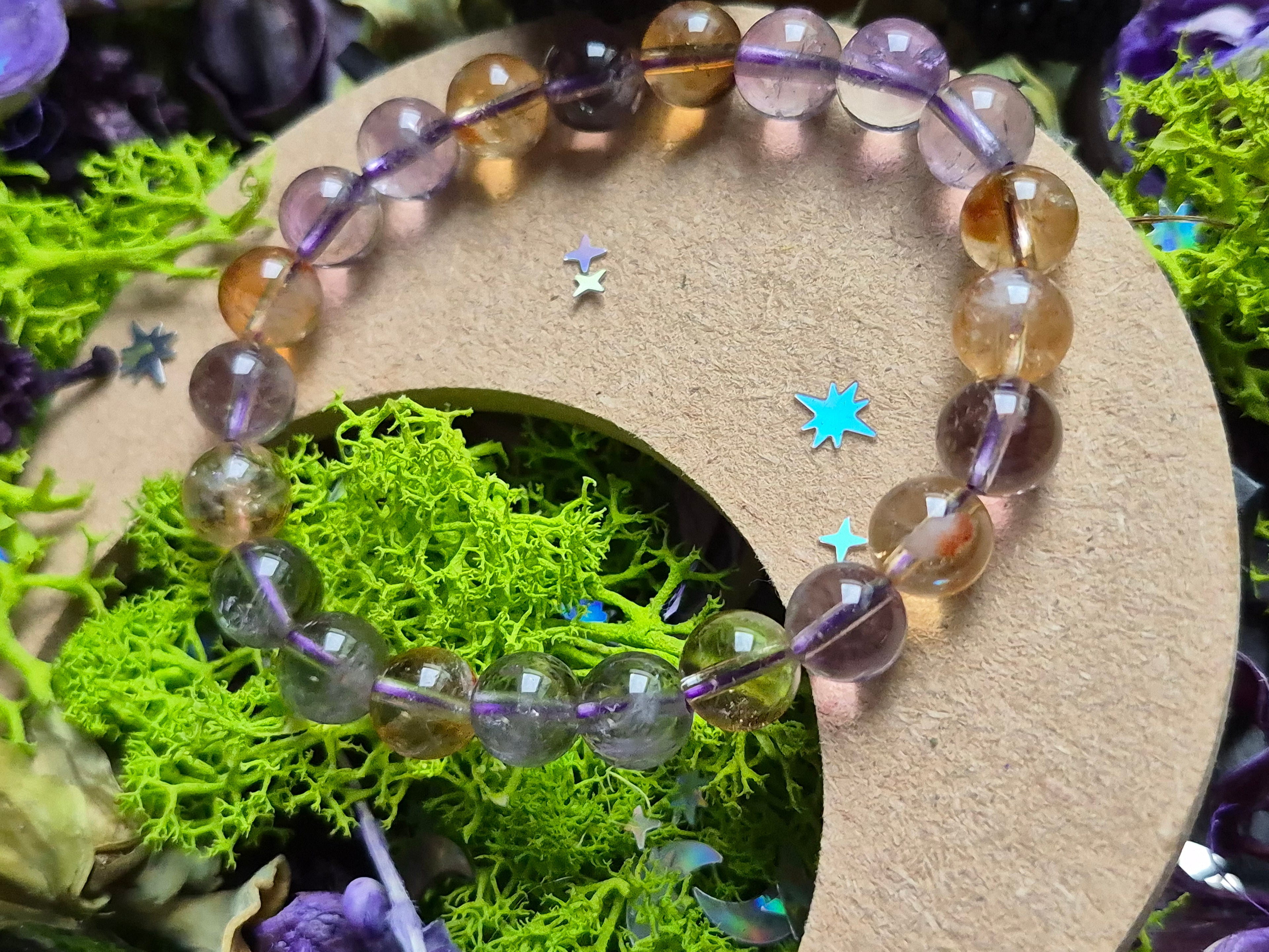 Bracelet élastique – Amétrine - taille 08 mm