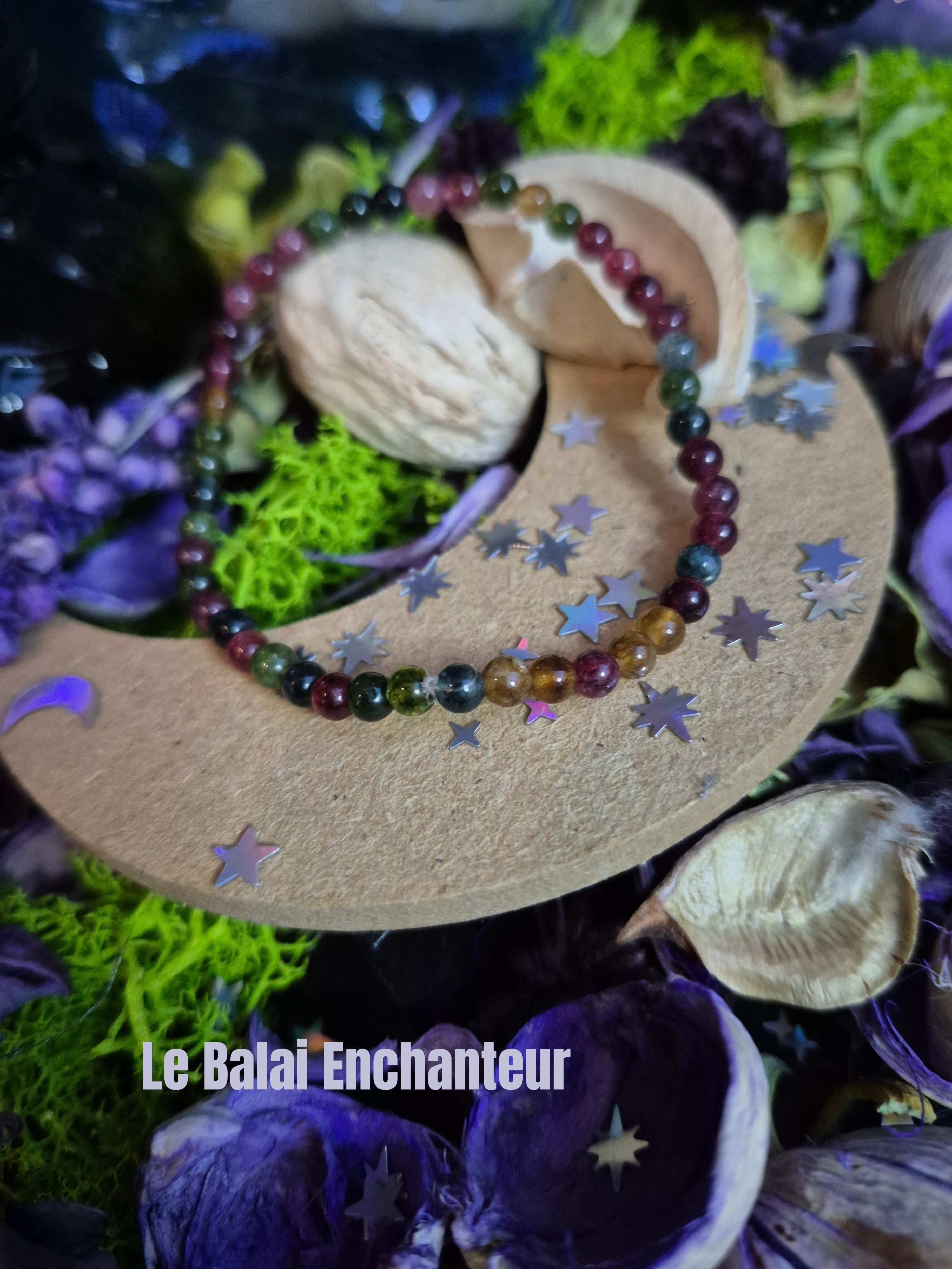 Bracelet élastique – Tourmaline  - taille 04 mm