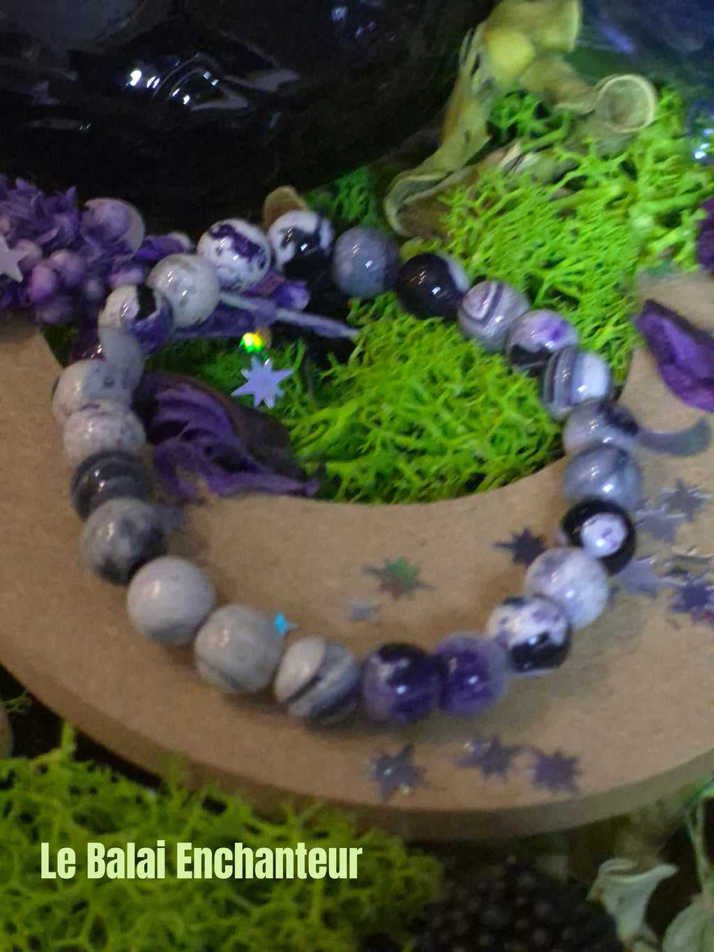 Bracelet élastique – Jaspe Picasso - taille 08 mm