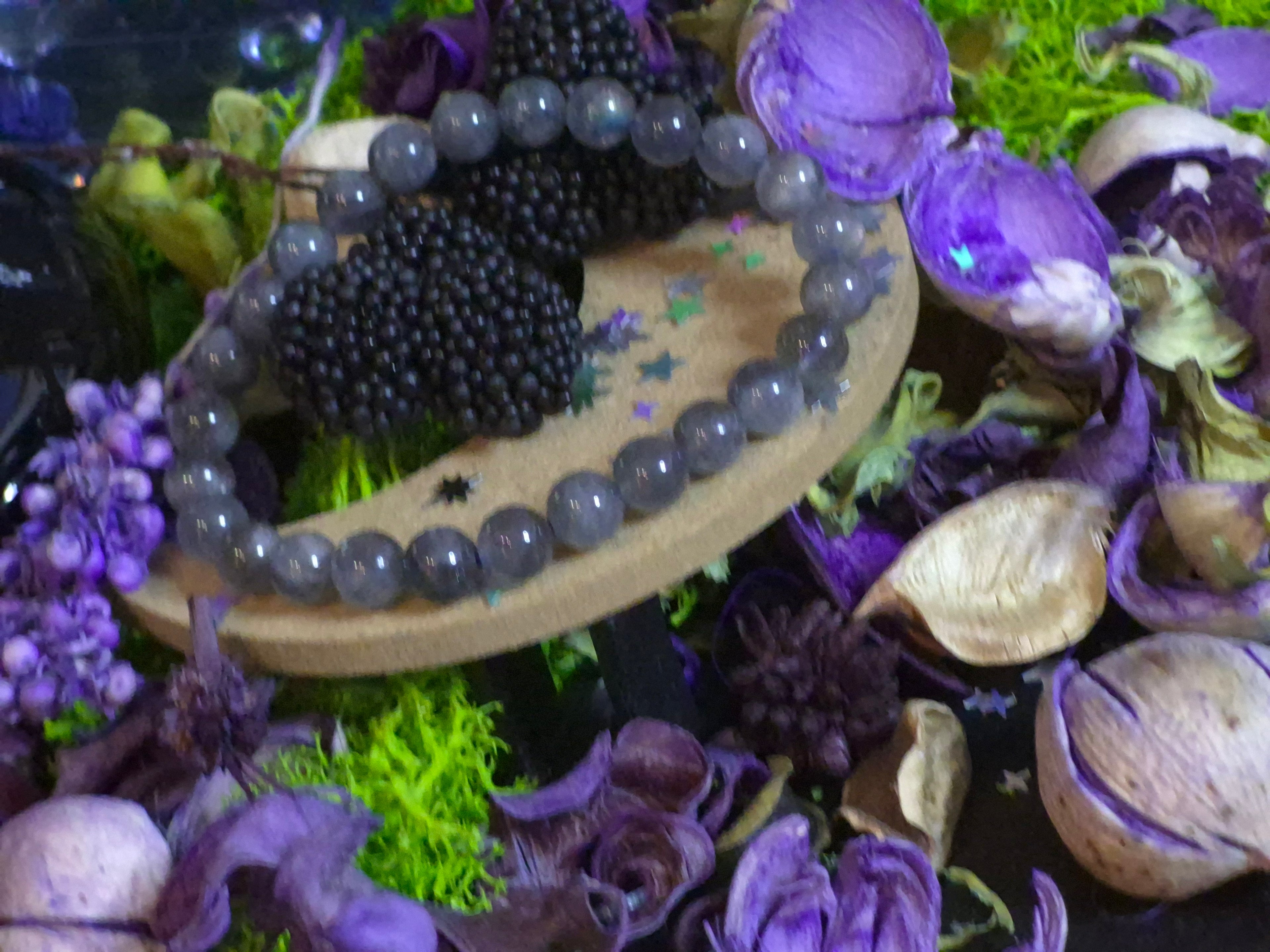 Bracelet élastique – Labradorite - taille 08 mm