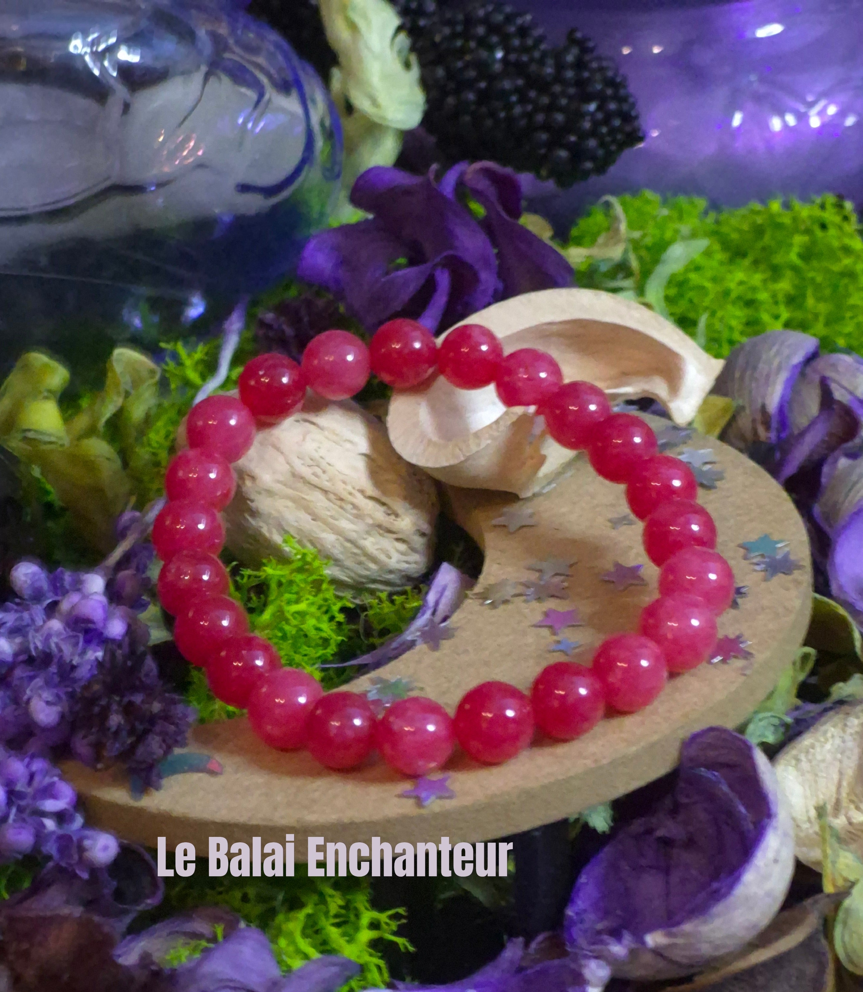 Bracelet élastique – Rhodochrosite - taille 08 mm