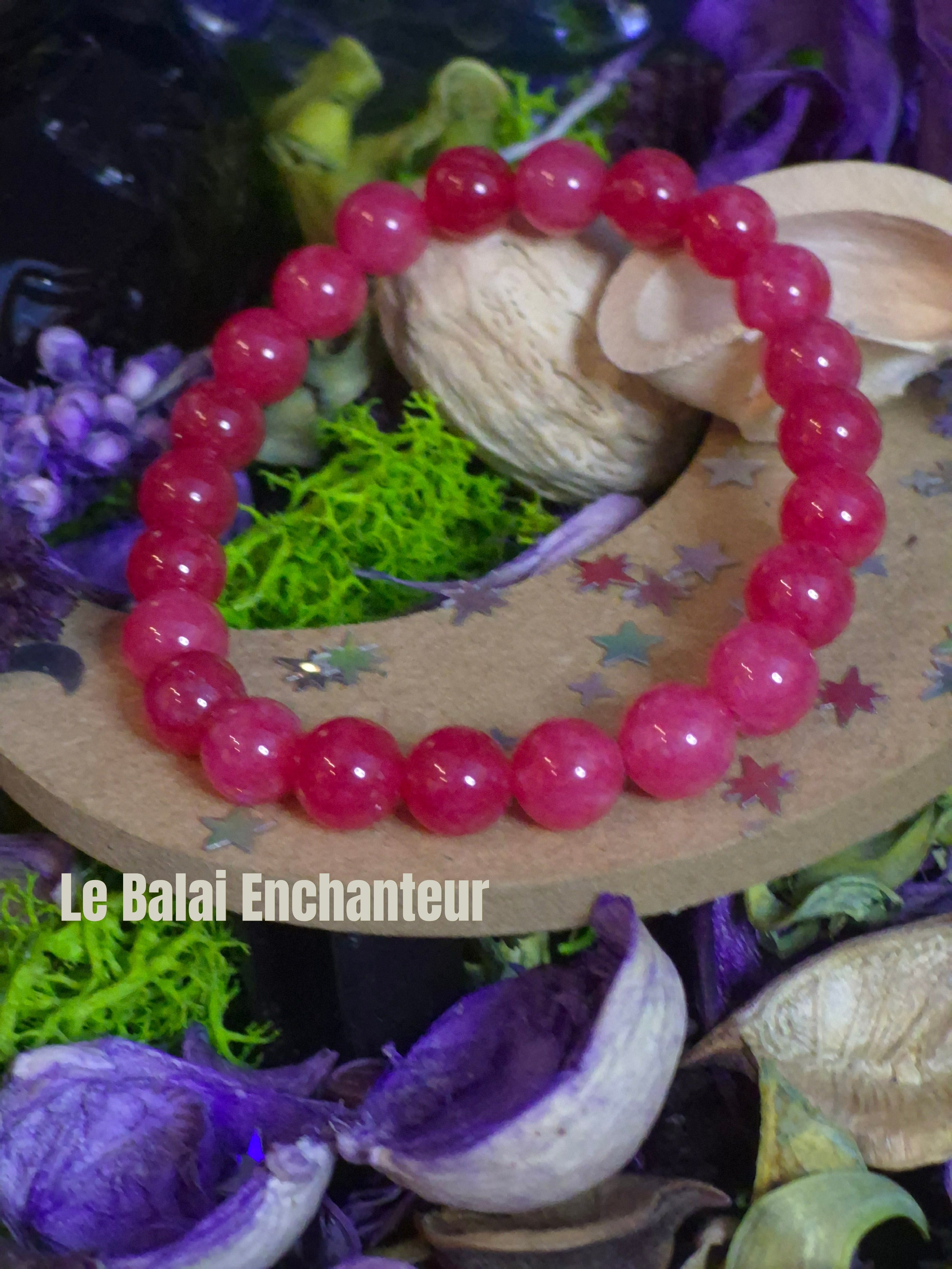 Bracelet élastique – Rhodochrosite - taille 08 mm