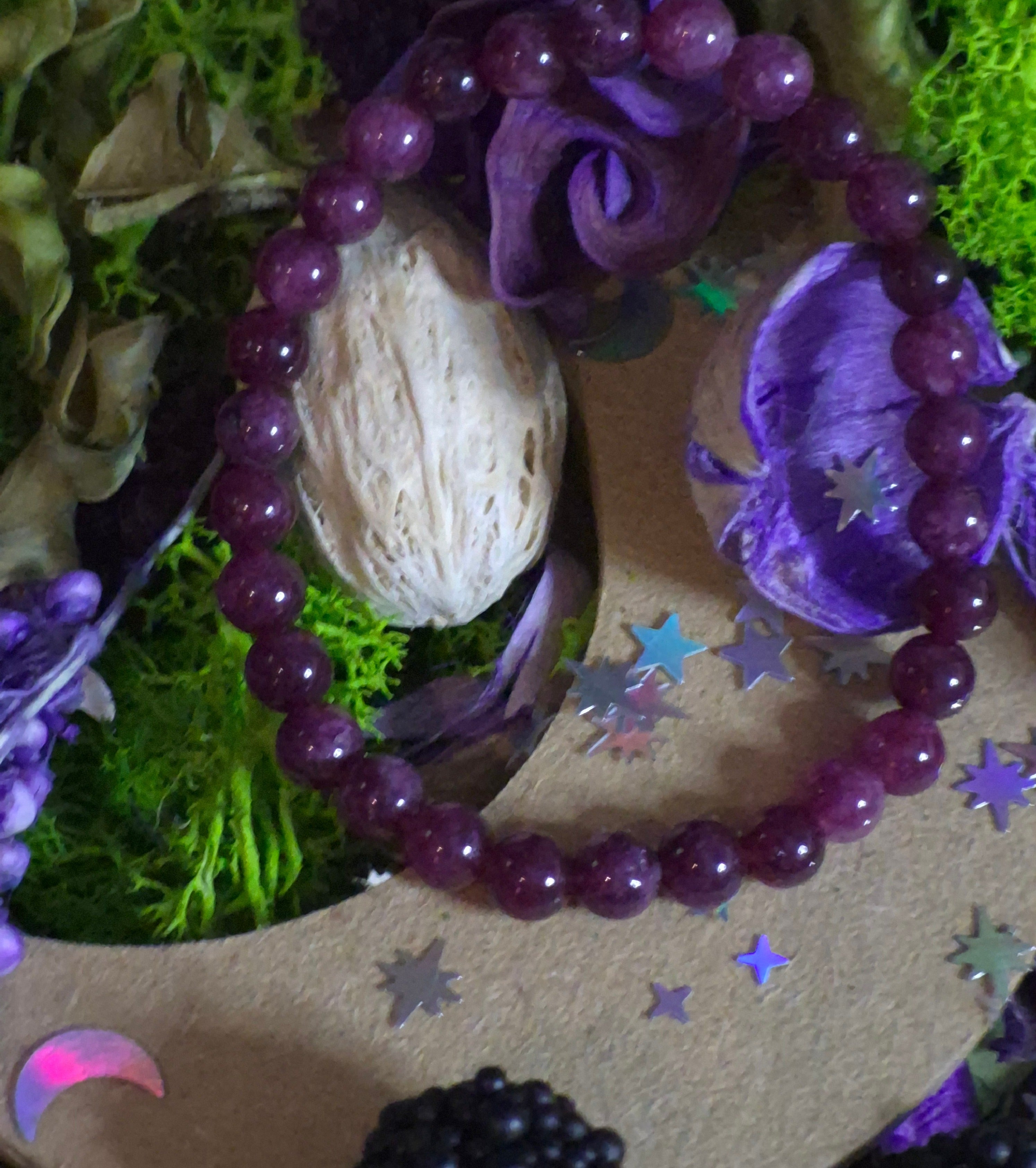 Bracelet élastique - Lépidolite - taille 06 mm