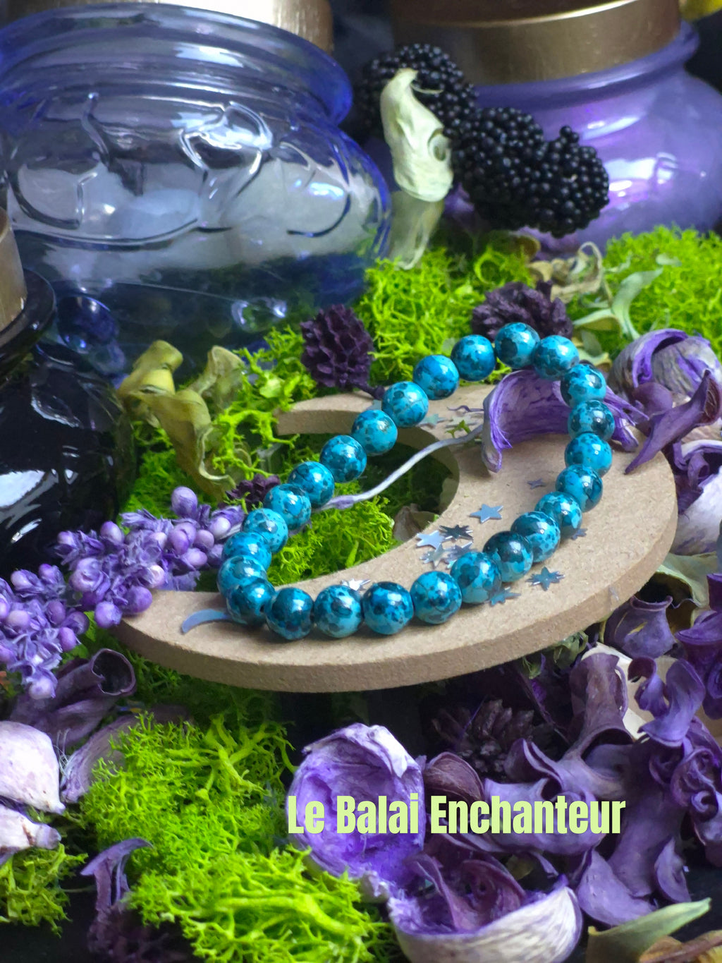 Bracelet élastique - Granite - taille 08 mm