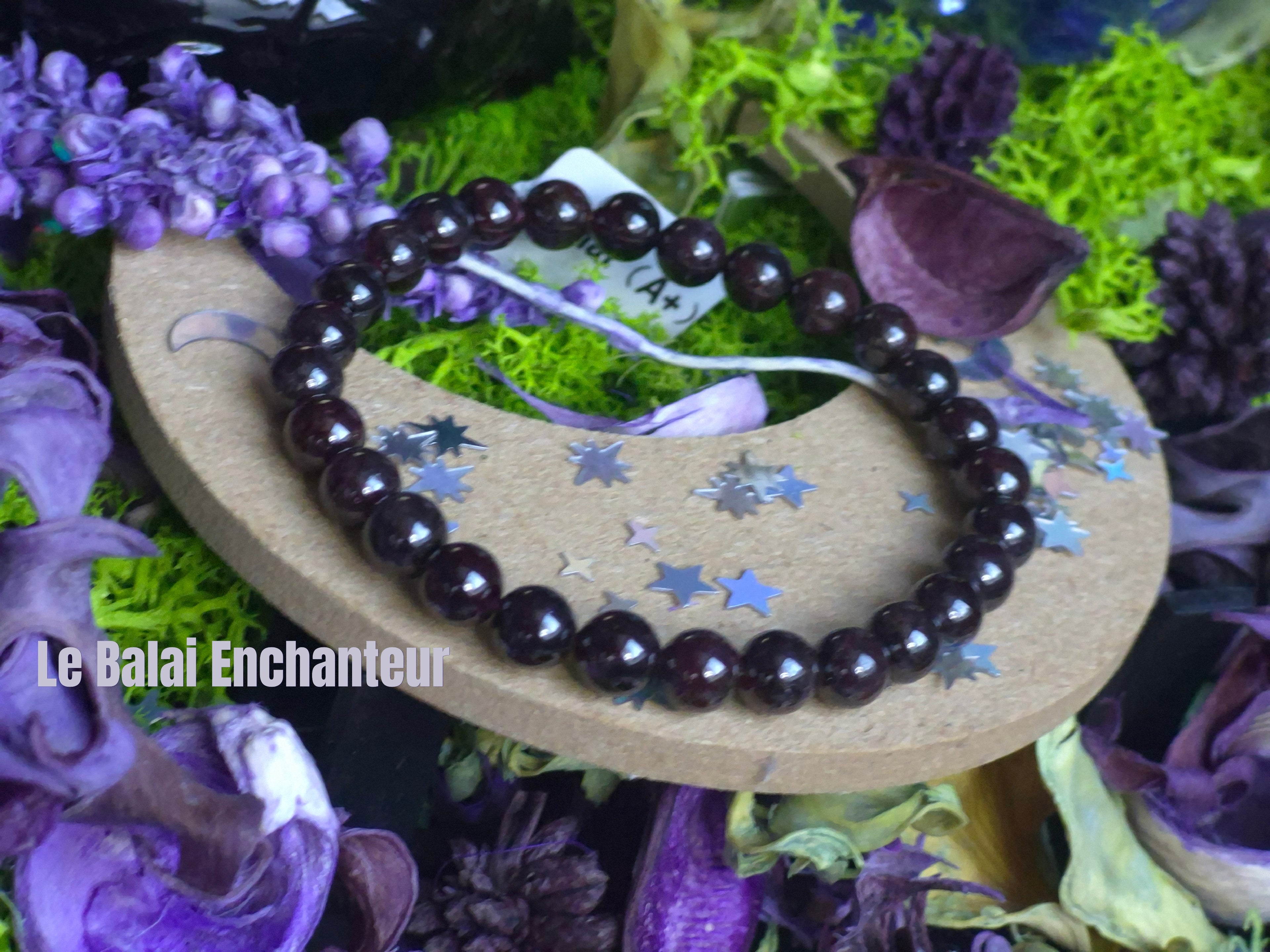 Bracelet Édition Limitée - Grenat - taille 06 mm