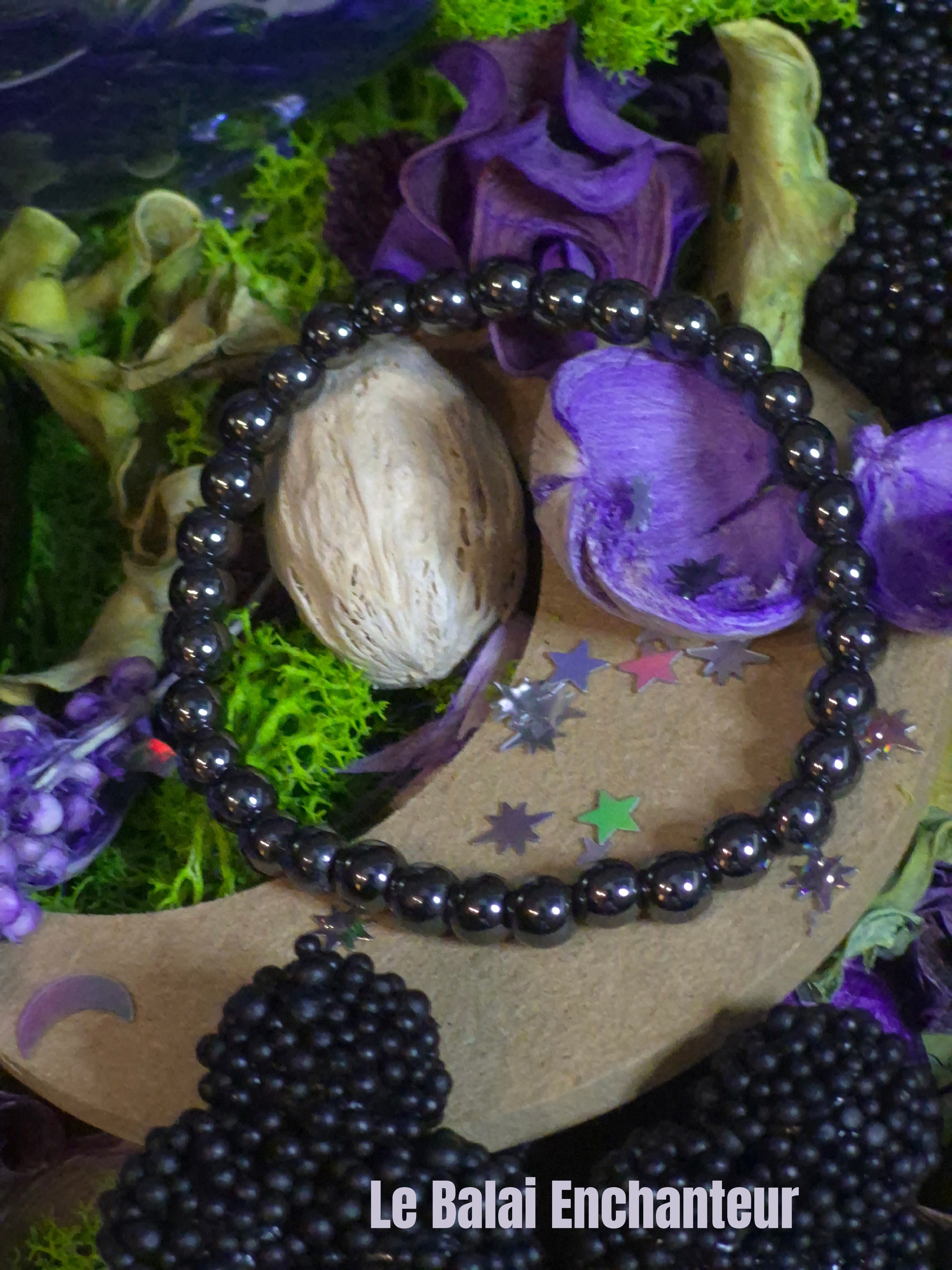 Bracelet élastique - Hématite - taille 06 mm