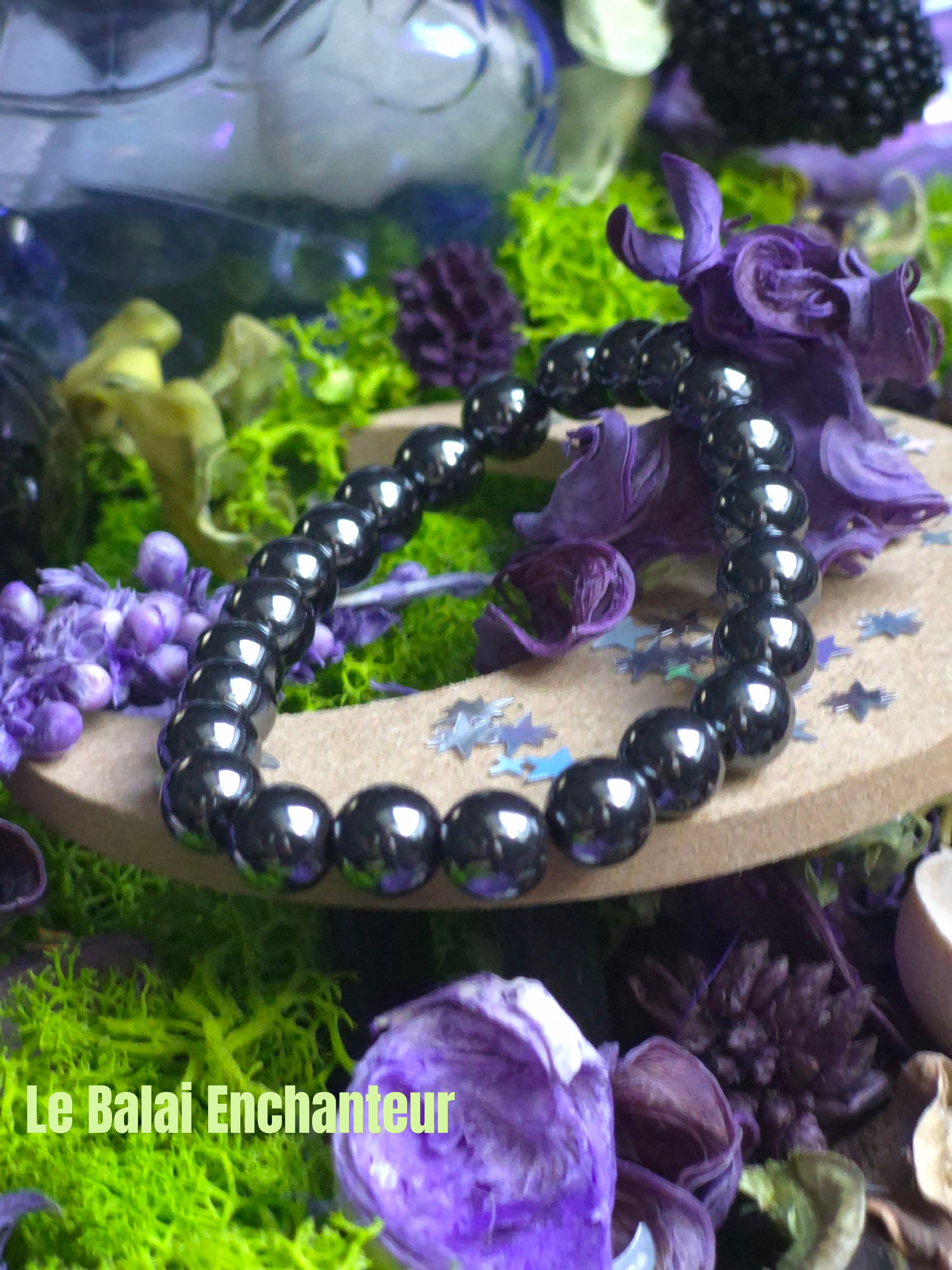 Bracelet élastique - Hématite - taille 08 mm