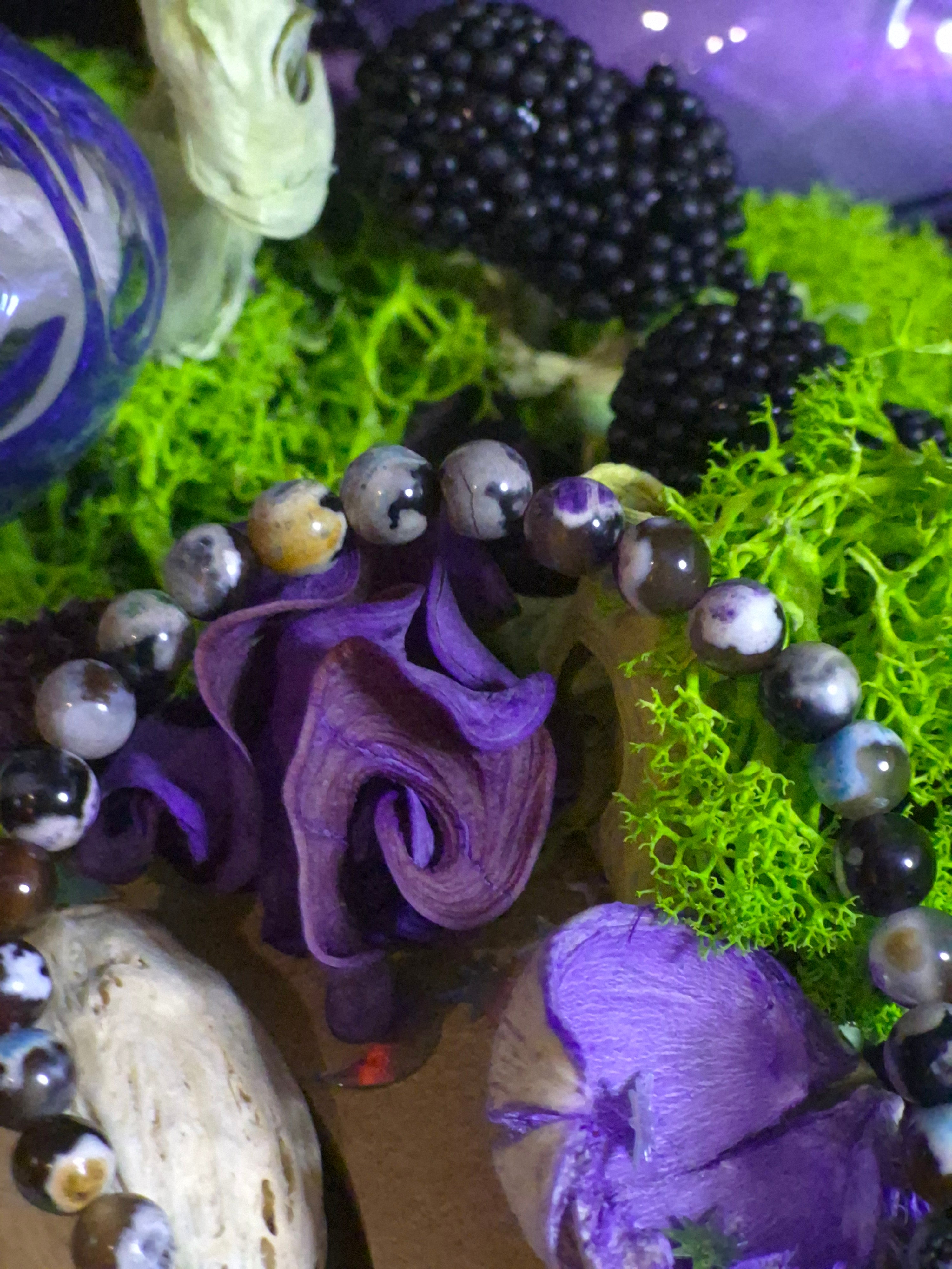 Bracelet élastique - Jaspe orbiculaire - taille 06 mm