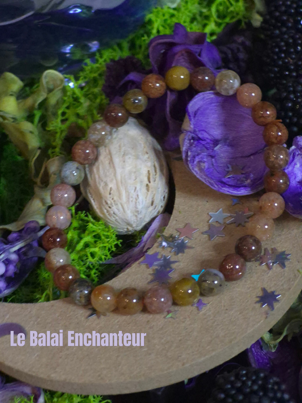 Bracelet Quartz Lodolite - taille 06 mm - Édition Limitée