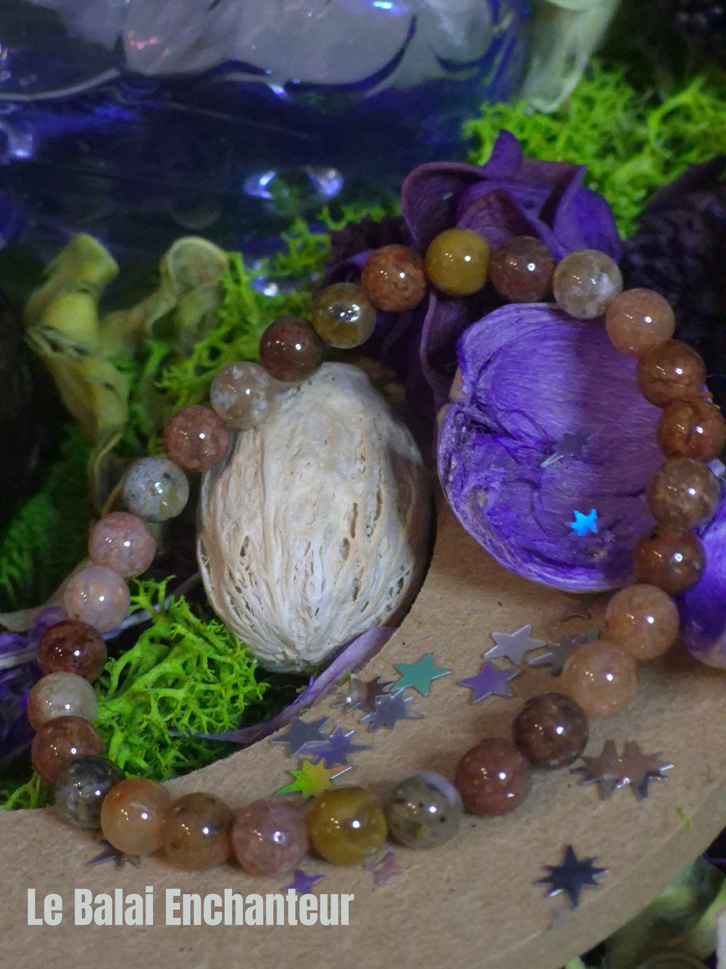 Bracelet Quartz Lodolite - taille 06 mm - Édition Limitée