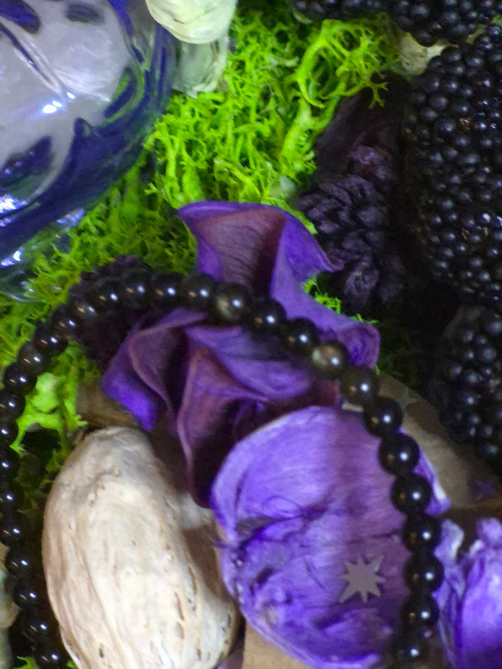 Bracelet élastique - Obsidienne dorée - taille 04 mm