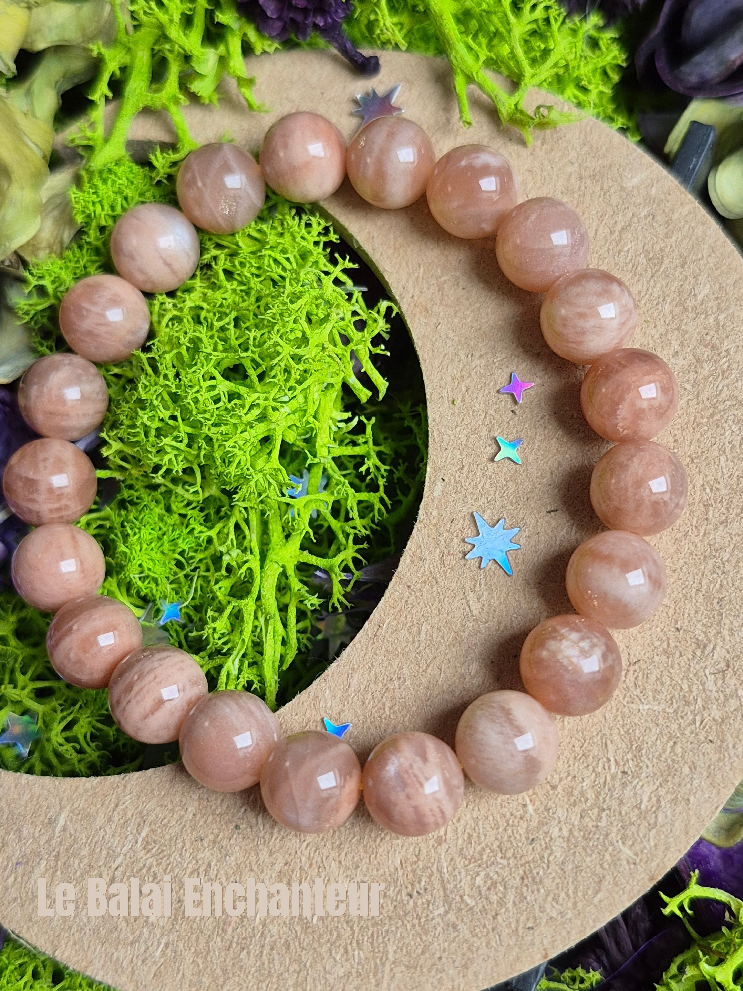 Bracelet élastique – Pierre du Soleil - taille 10 mm