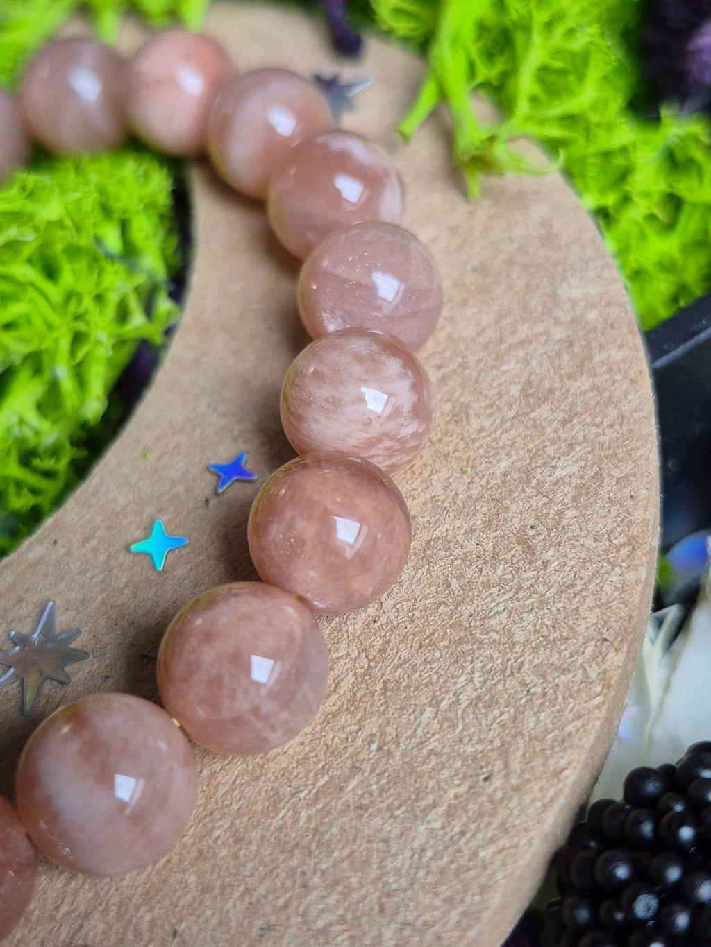 Bracelet élastique – Pierre du Soleil - taille 10 mm