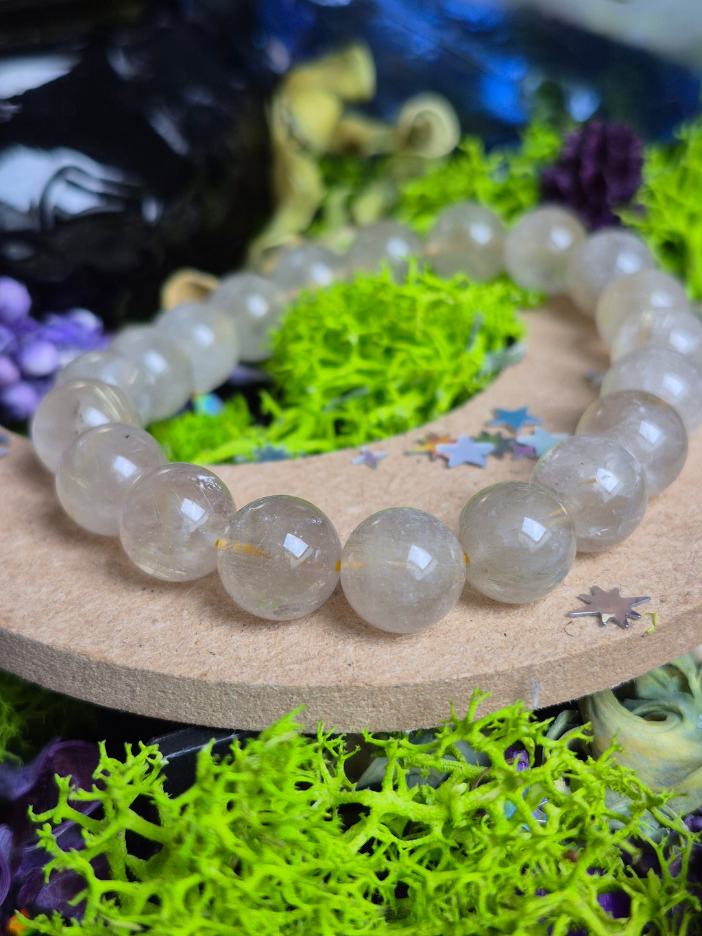 Bracelet élastique –☀️ Citrine -  Taille 10 mm
