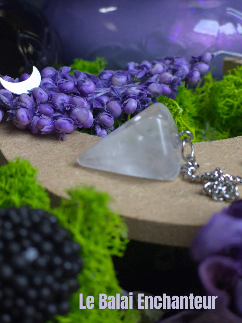 Pendule Compagnon de Guidance - Cristal de Roche