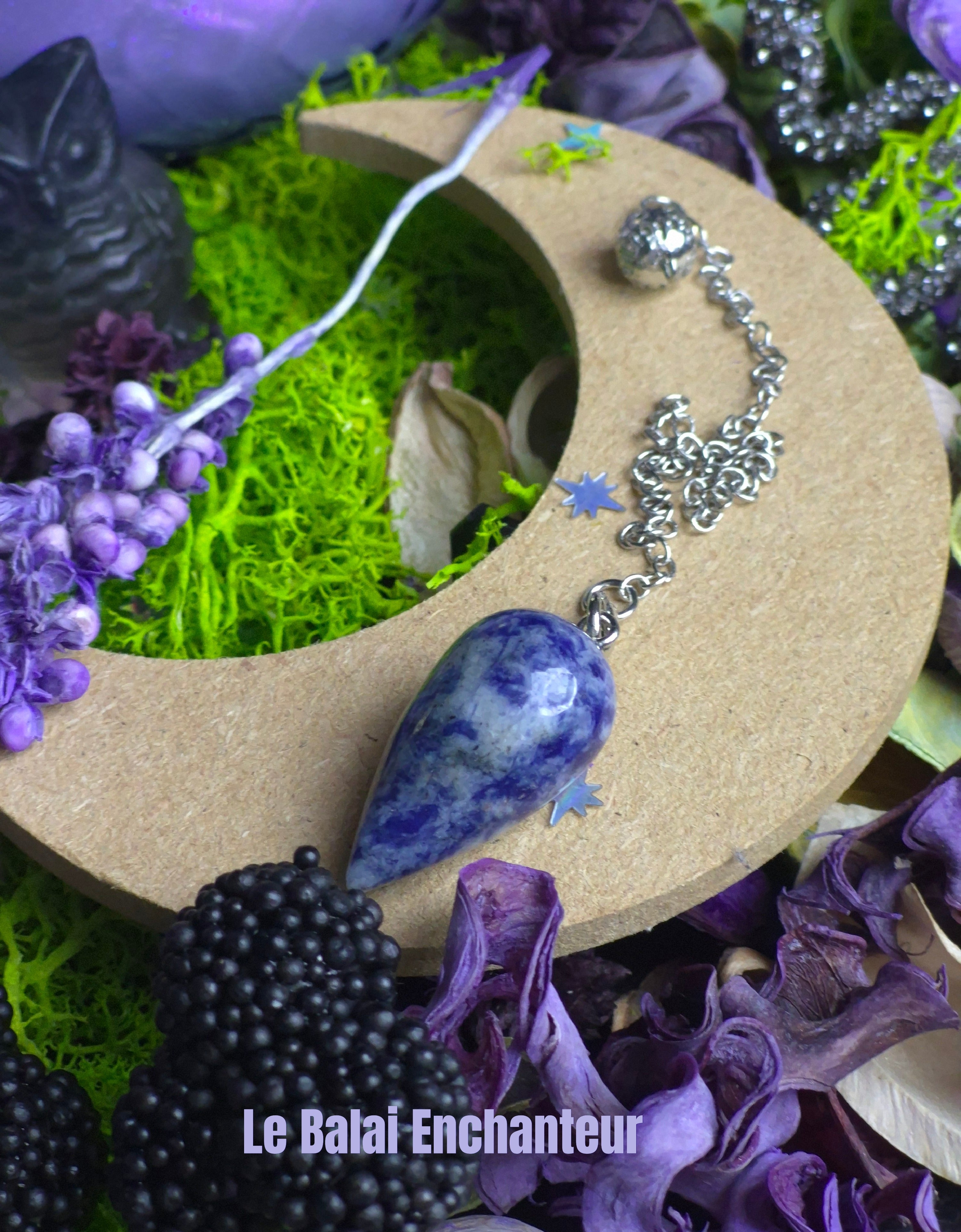 Pendule Divinatoire (goutte d'eau) Sodalite