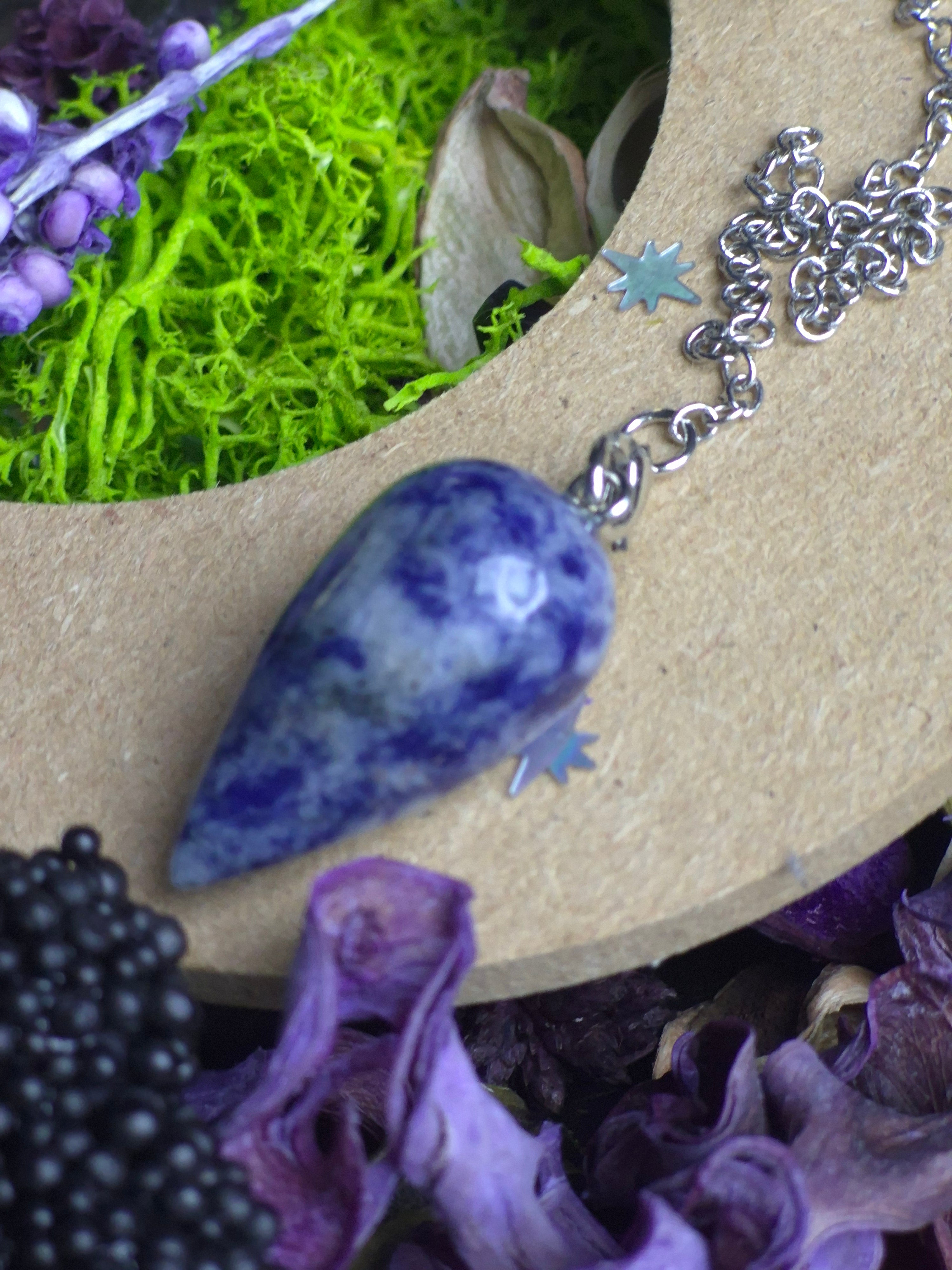 Pendule Divinatoire (goutte d'eau) Sodalite