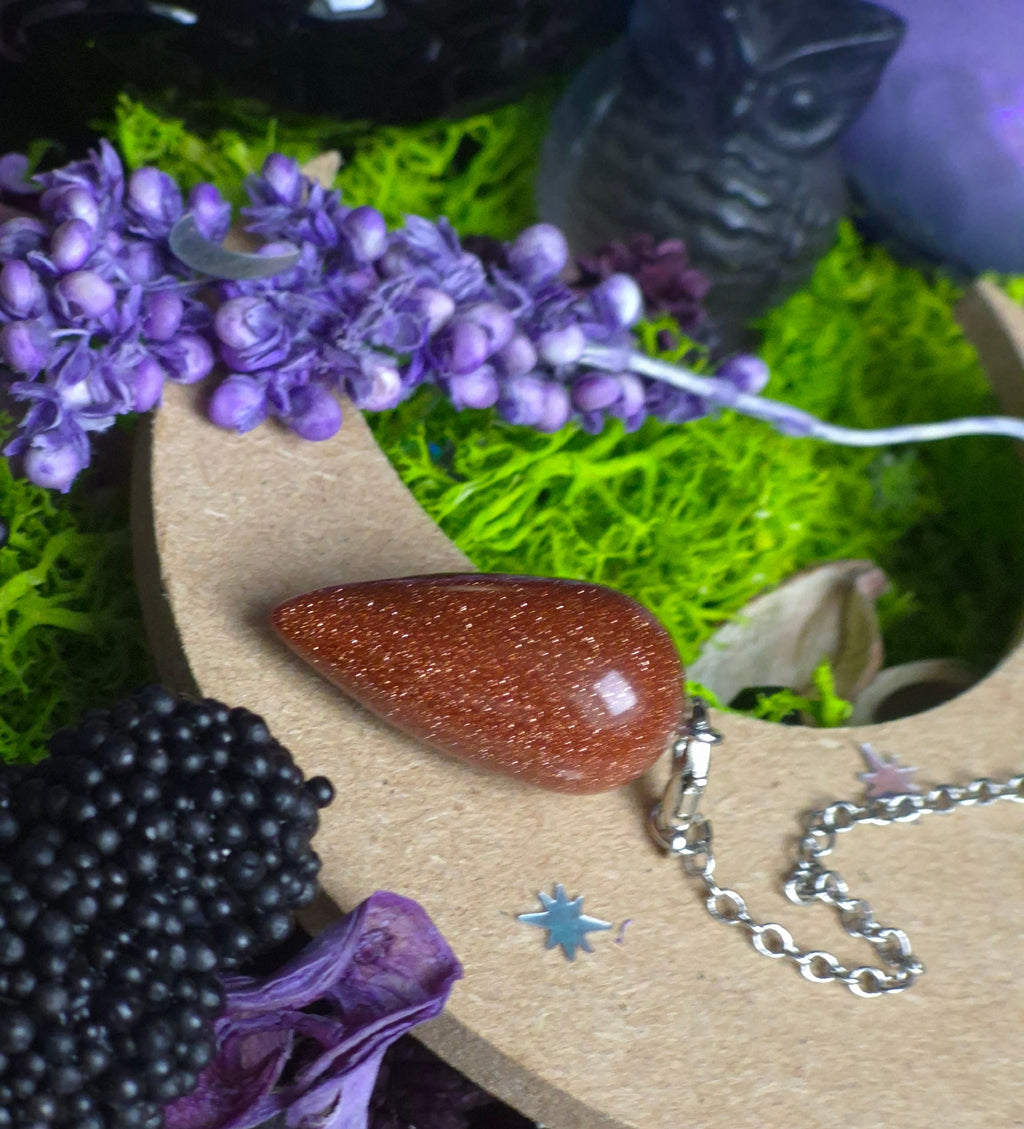 Pendule Divinatoire (goutte d'eau) Pierre-De-Lune