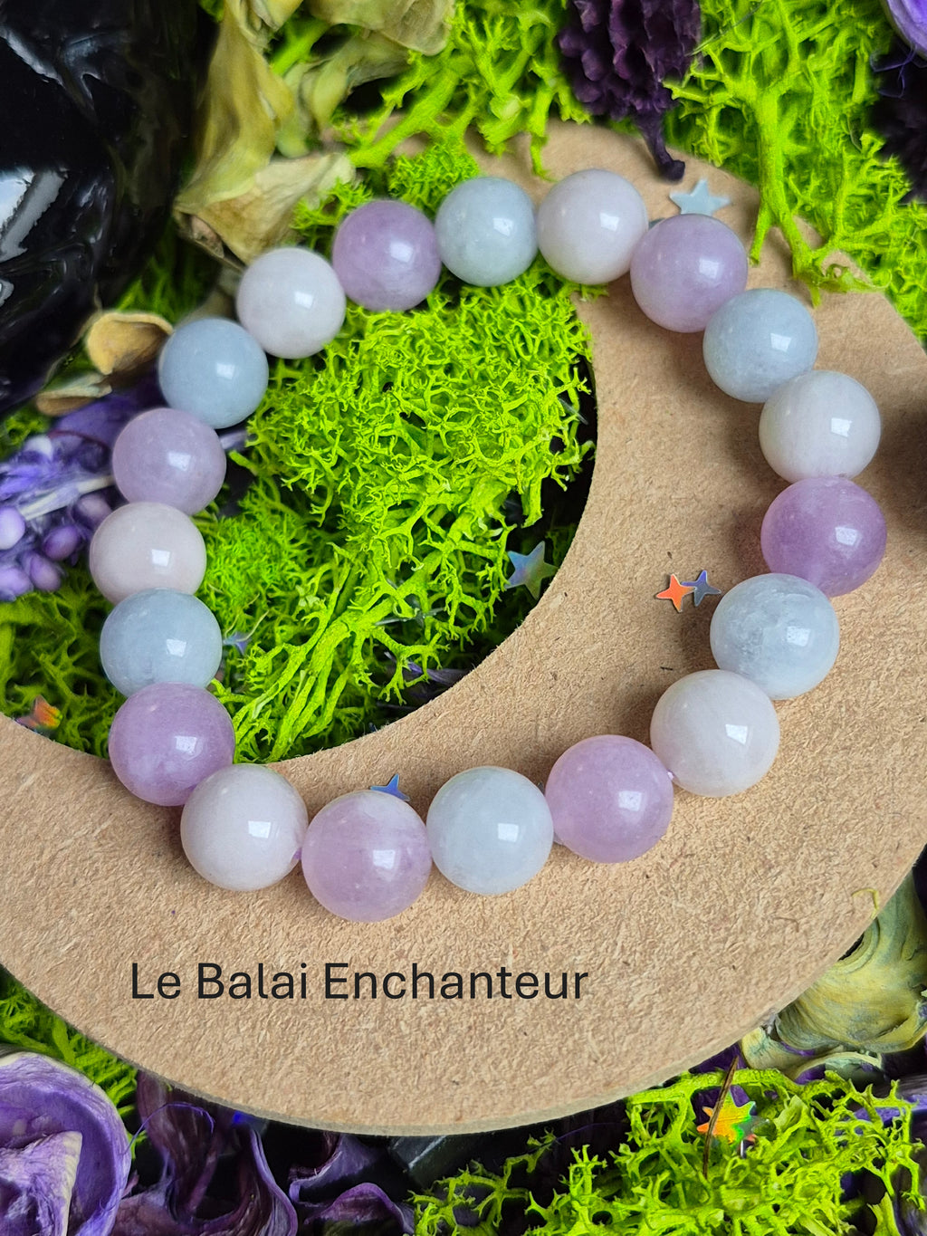 Bracelet élastique – Quartz  🌈 - taille 10/12 mm